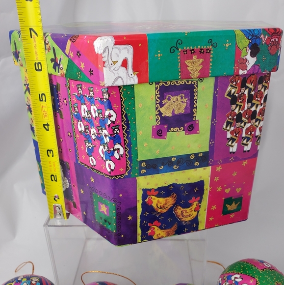 Vintage Paper Mache 12 Days of Christmas Ornaments - Picture 10 of 16